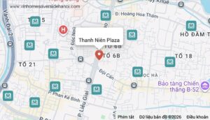 Vị trí dự án: Công trình cao ốc Thanh niên Plaza, Phường Ngọc Hà
