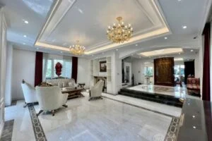 Ảnh VH540: Biệt thự đơn lập cho thuê Vinhomes Riverside, thang máy, vườn rộng