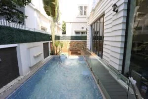 Ảnh VH121: Biệt thự full đồ Vinhome Riverside 4 phòng ngủ có bể bơi cho thuê