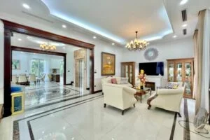 Ảnh VH527: Biệt thự song lập Vinhome Riverside đủ đồ có thang máy cho thuê
