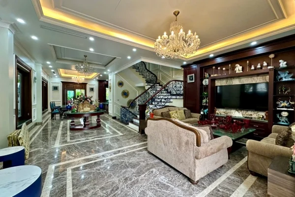 Biệt thự song lập Vinhomes Riverside cho thuê gần BIS, view sông