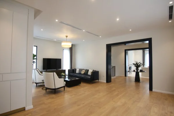 Biệt thự Vinhomes Riverside đơn lập, thiết kế hiện đại, full nội thất