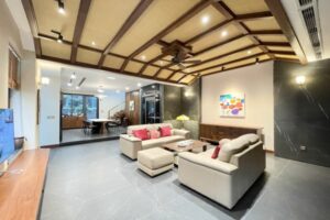 Cho thuê biệt thự song lập Harmony, đủ đồ có thang máy