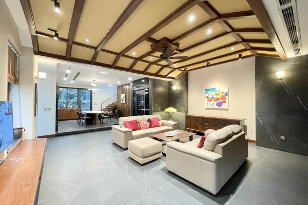Cho thuê biệt thự song lập Harmony, đủ đồ có thang máy