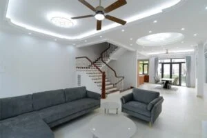 Cho thuê song lập Vinhomes Riverside đủ đồ, có tầng hầm