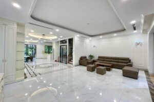 Cho thuê Vinhomes Riverside biệt thự song lập hoàn thiện mới