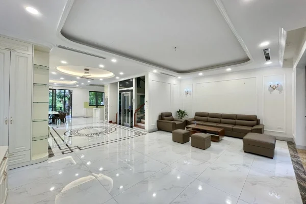 Cho thuê Vinhomes Riverside biệt thự song lập hoàn thiện mới