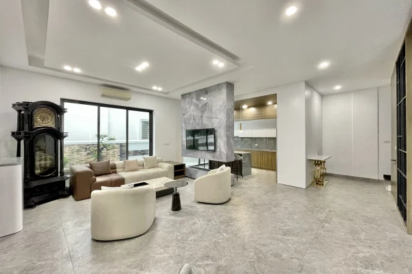 Nhà mới cho thuê Vinhomes Riverside nội thất hiện đại