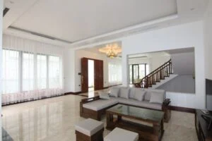 Ảnh VH163: Thuê biệt thự song lập Vinhomes Riverside, full nội thất gồm 4PN