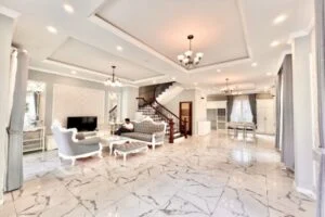 Ảnh VH183: Thuê biệt thự song lập Vinhomes Riverside Hanoi, full nội thất, 4pn