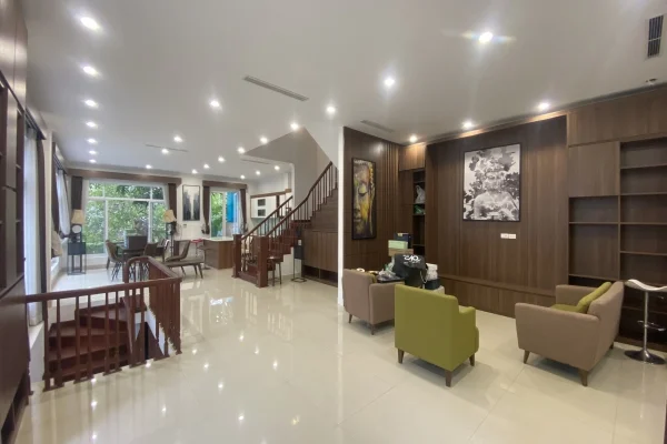 Thuê biệt thự Vinhomes Riverside song lập hoàn thiện full