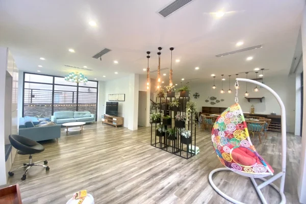 Thuê song lập Vinhomes Riverside Long Biên full nội thất